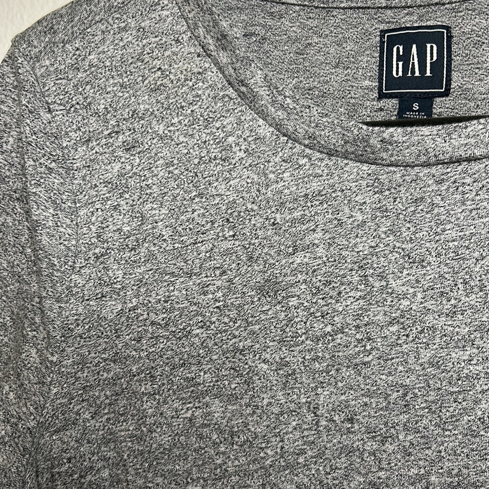 ❗️Chic Heather Gray Gap Tiered T-shirt Dress | Crewneck | Good used condition - Picture 5 of 5